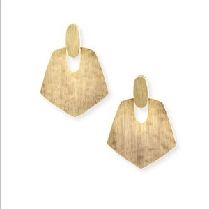 Kendra Scott Gold Finch Drop Earrings